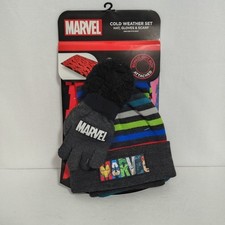 Marvel - Cold Weather Set - Hat/Gloves/Scarf - 3Pcs Set One Size Fits Most