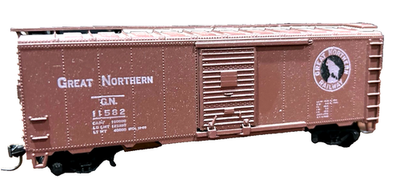 #ad HO=1 87 Athearn Great Northern GN R.R.40#x27; boxcar #11582 kadees RTR BUILT LAYOUT $12.98