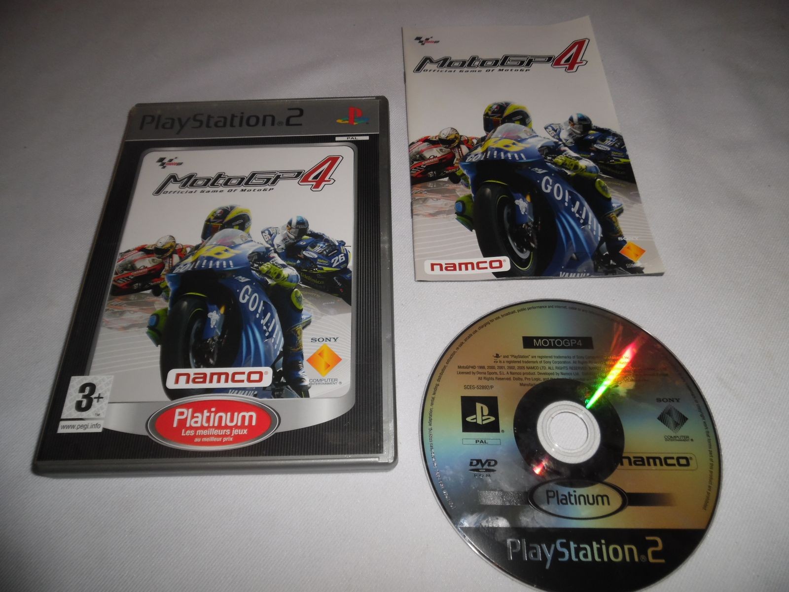 Jeu Playstation 2 - Moto GP 4 (Platinum) - PS2