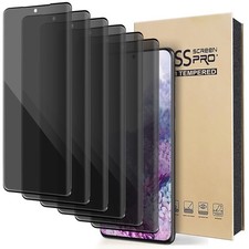 2/4/6 Pack Privacy Screen Protector Tempered Glass 9H For Samsung Galaxy S20 5G