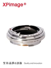 XPIMAGE Contax RF-M Lens Adapter For Nikon S Mount Lens to Leica M M6 M9 Camera