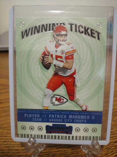 Patrick Mahomes #WT1 2020 Panini Contenders Winning Ticket card