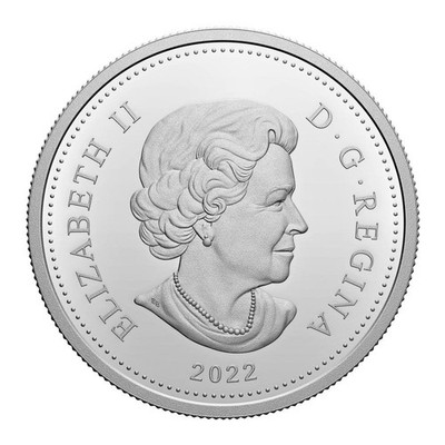 2022 Canada $1 23.17g Silver Queen Elizabeth II Platinum Jubilee