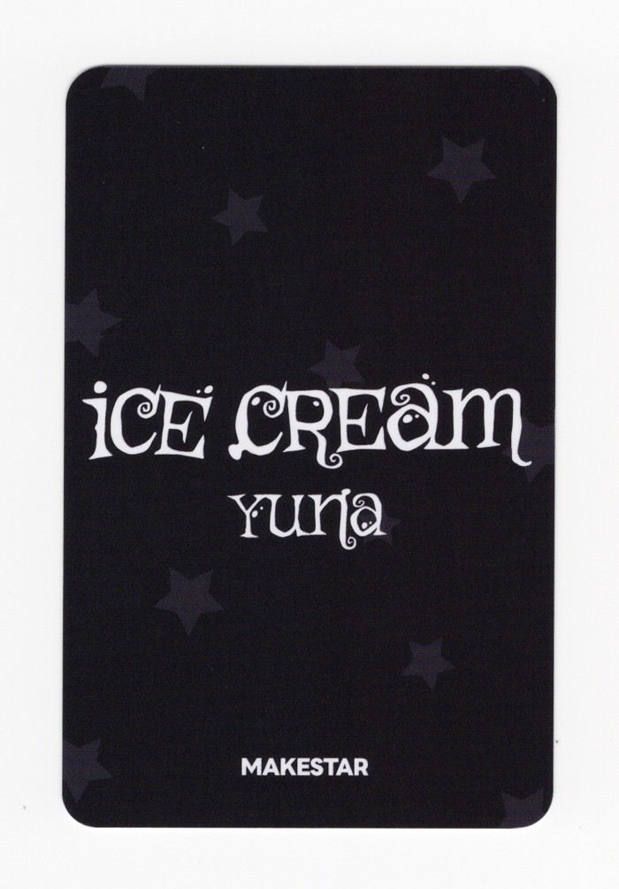 YUNA ITZY - ICE CREAM [MAKESTAR] LUCKY DRAW EVENT EXCLUSIVE