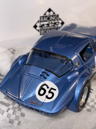 1:18 Exoto Racing Legends 1963 Corvette Grand Sport #65 Blue Coupe Diecast NIB - Picture 5 of 8