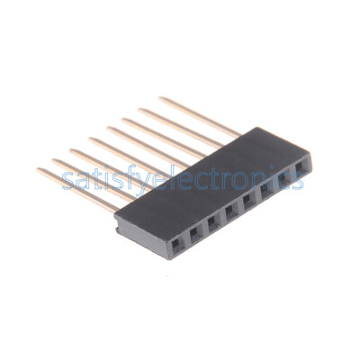 10pcs 8 Pin 2.54 mm Stackable Long Legs Femal Header For Arduino Shield