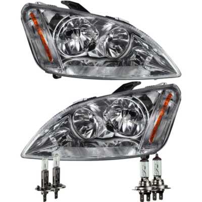Halogen Scheinwerfer Set für Ford Focus C-Max 10.03 - 02.07 H7/H1 ohne Motor