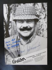Klaus Schlappner Autogramm signed 15x21 cm Karte