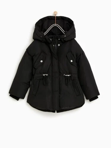 Zara Girl Down Puffer Outerwear Black 3121/704 NWT eBay