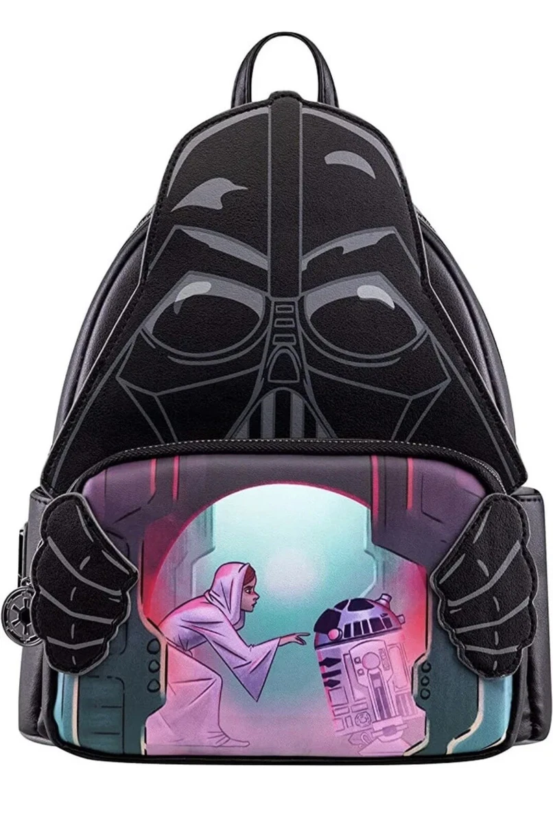 Loungefly Darth Vader Floral Mini Backpack Star Wars Leather