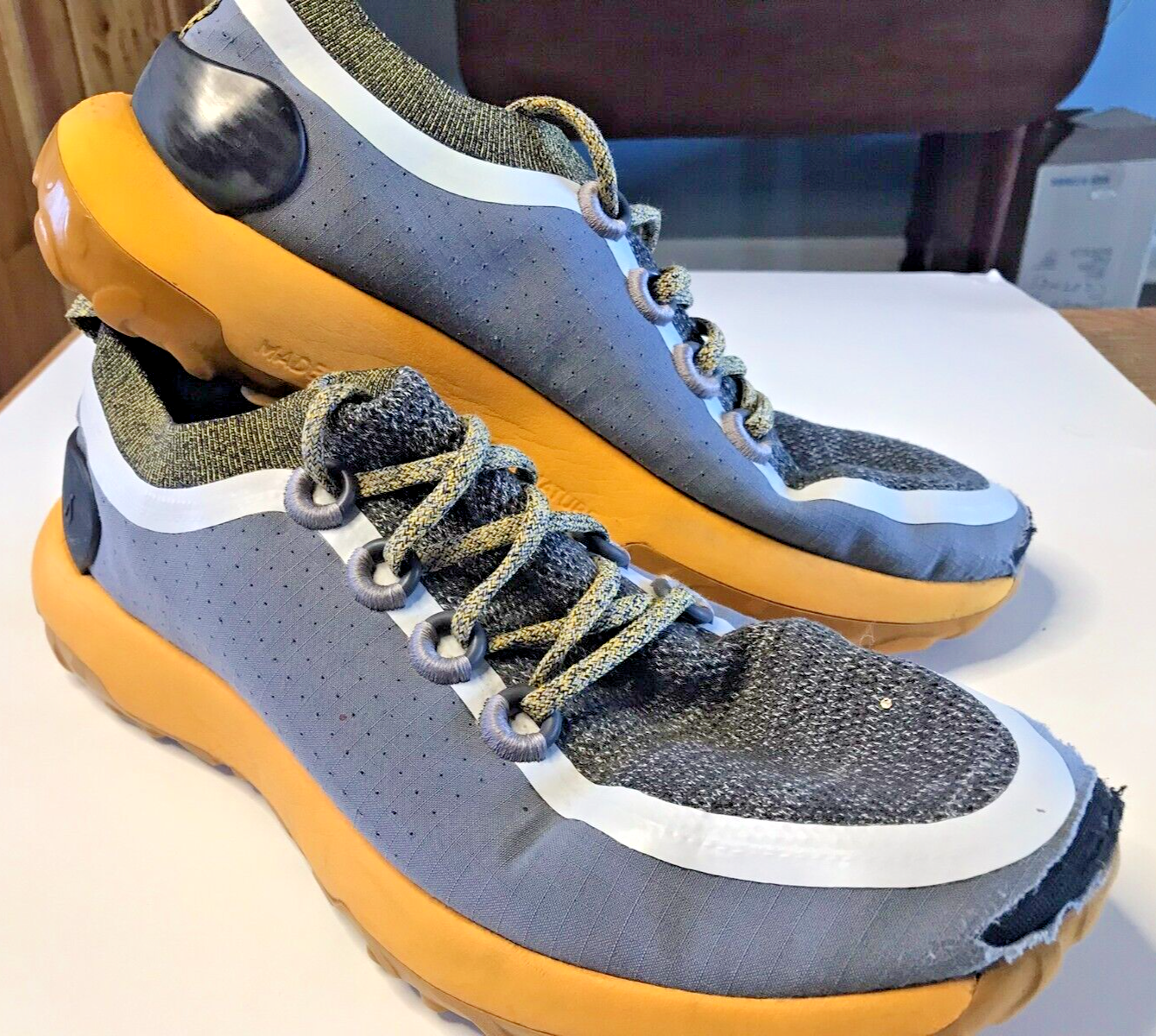 SAOLA Allbirds Trail Runners SWT Telluride Suola Gialla Grigio Donna o Uomo