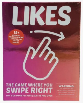 Likes The Game Where You Swipe Right 18+ Adult Dating App Game Funny Card Game