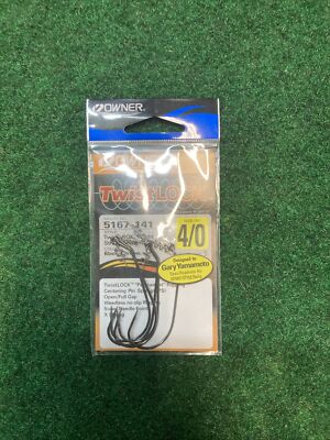 OWNER TWISTLOCK LIGHT STRONG SHANK W/ CPS HOOK 4/0 5167-161 K6220
