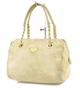 prada suede purse