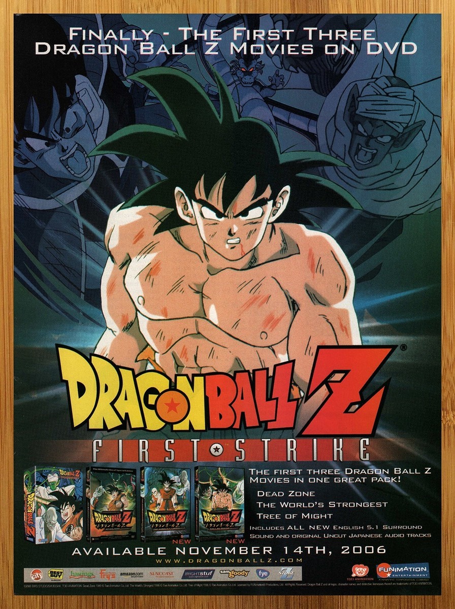 2006 Dragon Ball Z First Strike Print Ad/Poster Anime Movie
