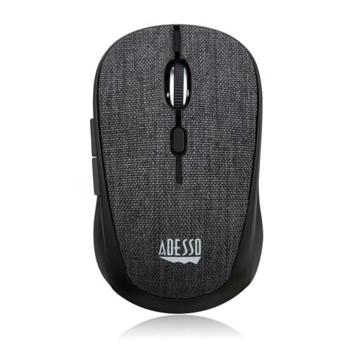 Adesso iMouse S80B Wireless Optical Fabric Mini Mouse - Black - Picture 1 of 4