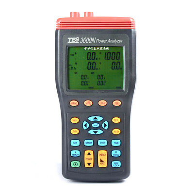 TES-3600N 3P4W Power Quality Analyzer Power Phase Power Analyzer True RMS
