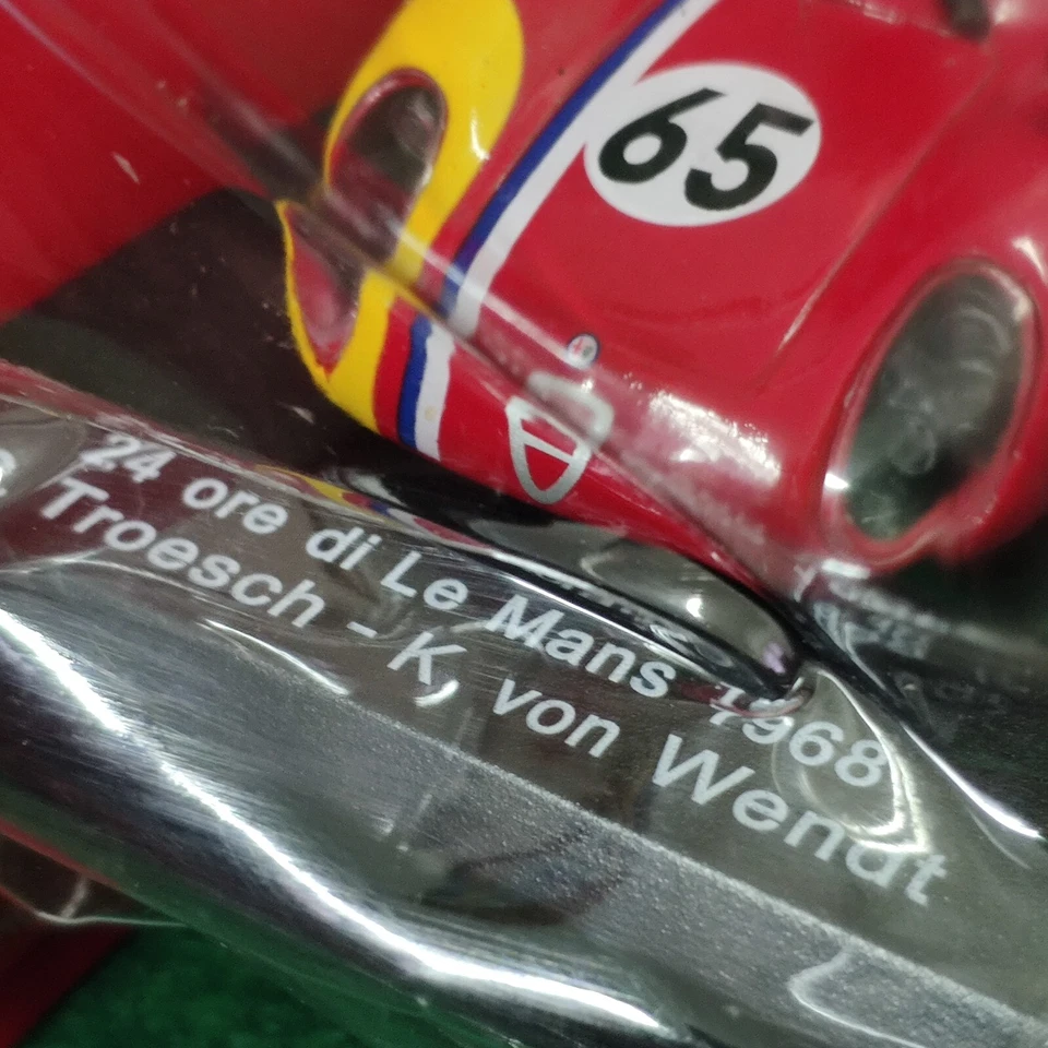 1/43 Modellino Collezione ALFA ROMEO 33/2 Daytona coda lunga 1968 24 ore le Mans - Immagine 4 di 4