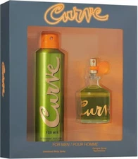 CURVE for Men 2 pcs GIFT SET 2.5 oz Cologne Spray + 6 oz Deodorant Body Spray