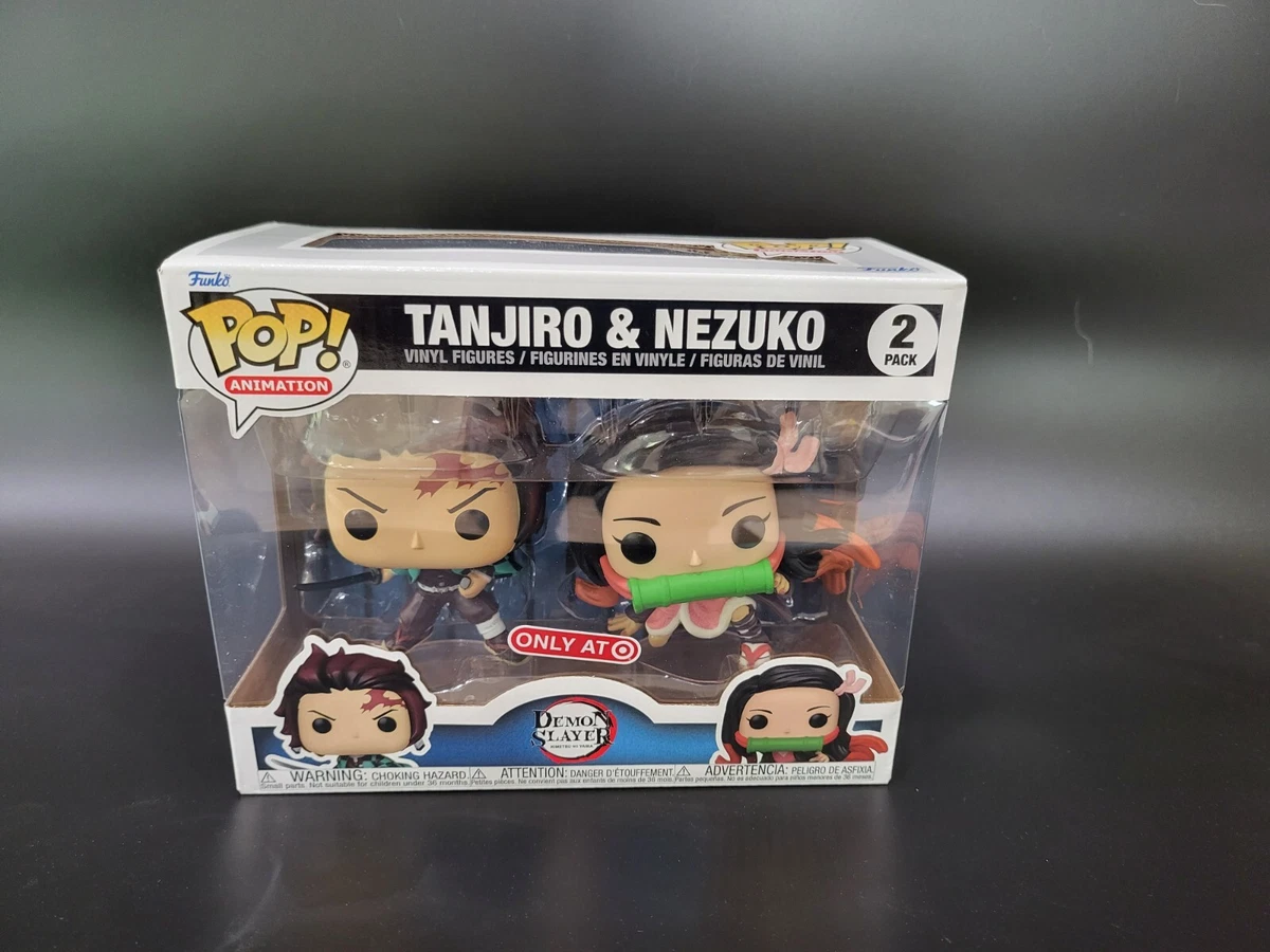 Funko Pop (EXCLUSIVO) Demon Slayer - Tanjiro & Nezuko