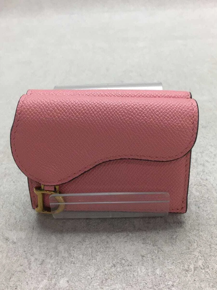 Portefeuille Christian Dior rose Femme Longu Larg Épaiss