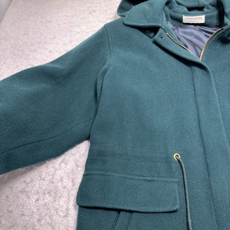 Gabardina vintage Forecaster of Boston polar verde para mujer talla 5/6 Foto 4 de 4