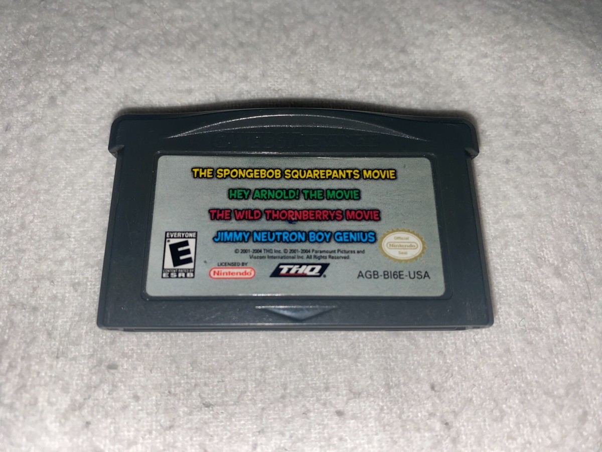 Nickelodeon 4 Games On One Game Pak Nintendo Game Boy