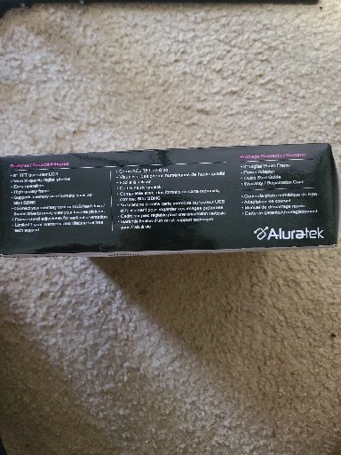 Aluratek ADPF08SF 8 inch LCD Digital Photo Frame - Black - Image 4 of 4