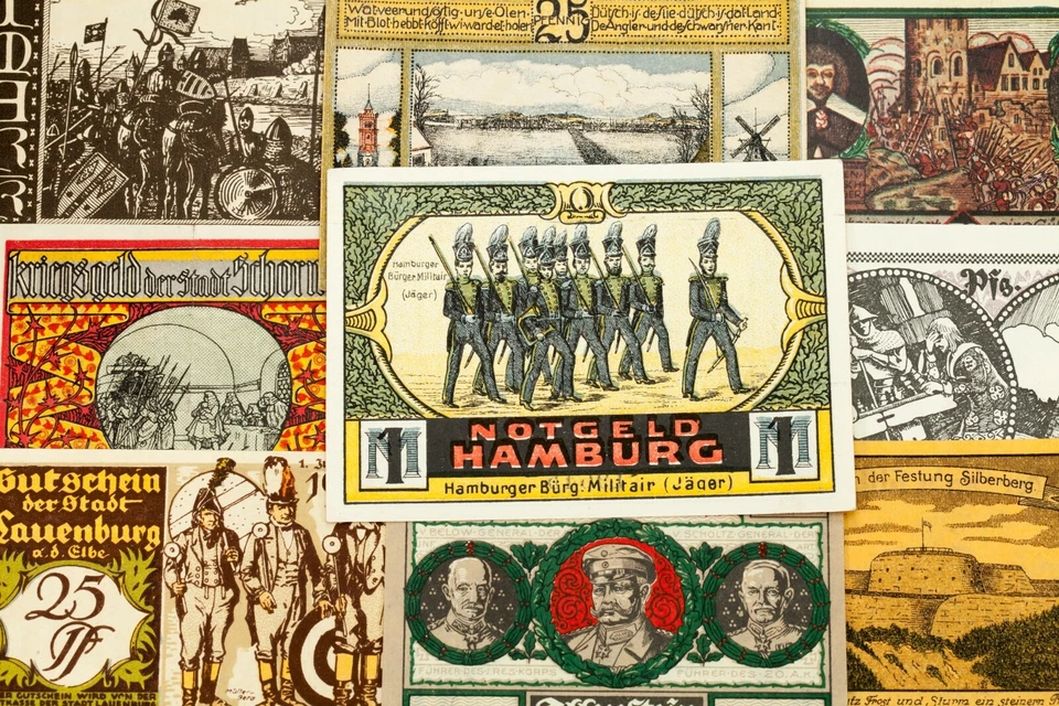 1920-1922 Germany Notgeld (Emergency Money) 25pc - Politics & the Military - Image 3 of 3