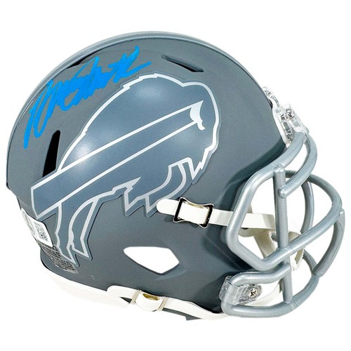 Bruce Smith Signed Buffalo Bills Slate Alternate Speed Mini Football Helmet (Bec - Picture 3 of 3