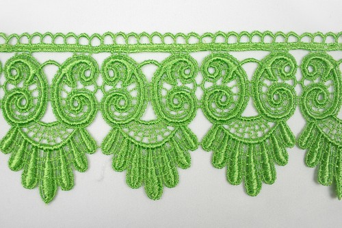 Kiddo 3" White Gray Red Orange Lilac Red Black Blue Ivory Lace Trim by Yard - Picture 7 of 14