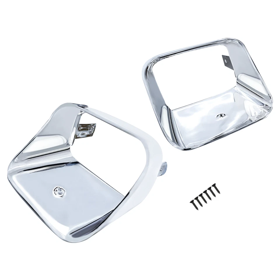 2PCS For Chevy Chevrolet Camaro Z28 Z-28 1978-1981 Chrome Park Light Bezels Foto 2 de 4