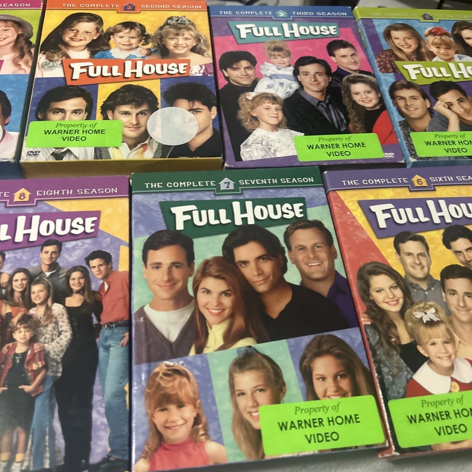 Full House DVD Lot Seasons 1 ,2,3,5,6,7,8 Only Missing Season 4 Foto 4 de 4