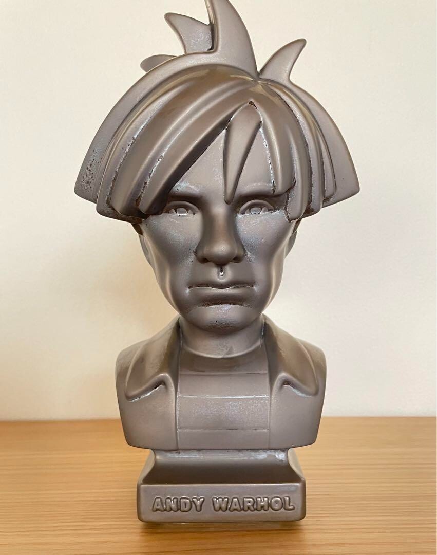値下げしました。ANDY WARHOL フィギュア CERAMICK Andy Warhol Bust 80s ASH GOLD medicom toy | eBay