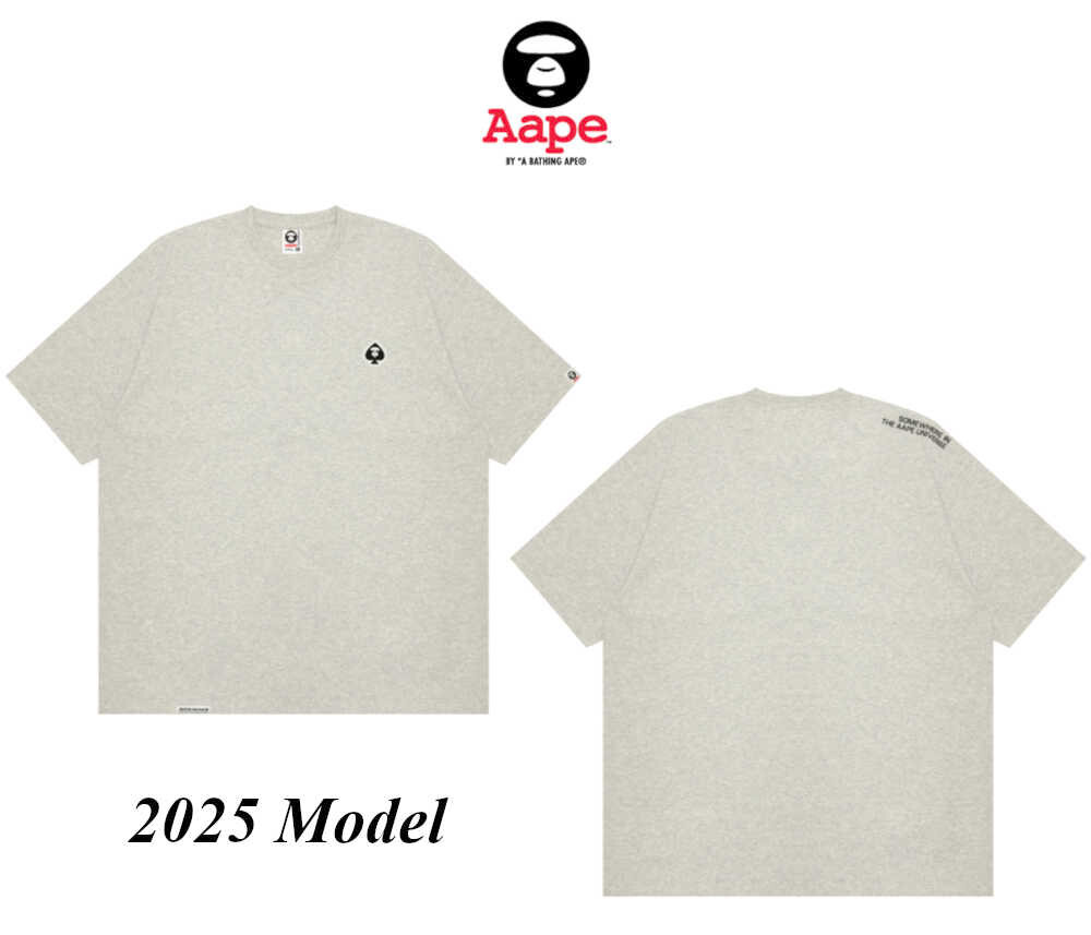Aape By A Bathing Ape Men's T-Shirt 2025 Model Spade AAPE