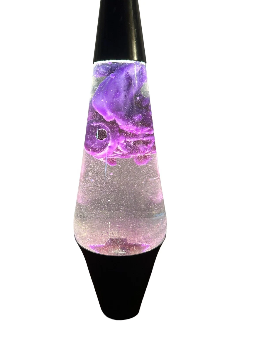 Black and purple lava lamp deals