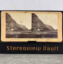 Stereoview John Anderson Norway Bankdsavandet View c1880s