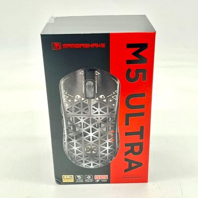 Mambasnake M5 Ultra Tri-Mode Connection Gaming Mouse - Green (PAW3950MAX)