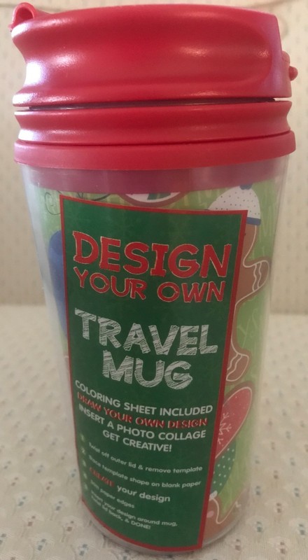 Design Your Own Christmas/Holiday Travel Mug ***NEW w/Tag***