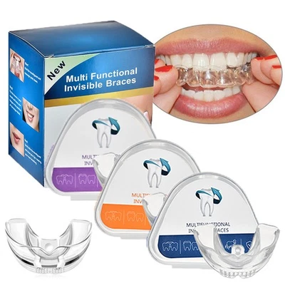 HAILICARE 3-Stage Adult Teeth Trainer Invisible Braces Orthodontic Alignment Corrector Kit