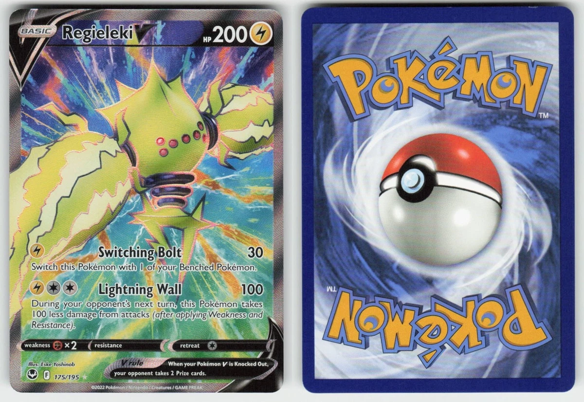 REGIELEKI V 175/195 RARE ULTRA SILVER TEMPEST POKEMON NM/M | eBay