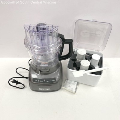 KitchenAid Food Processor KFP1333QG0 w/Attachments - TESTED