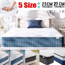 Memory Foam Matress Luxury Sprung Mattress 3ft Single 4ft6 Double 5ft King 6ft!!