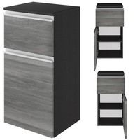 BadezimmermöBel Unterschrank Badschrank HäNger Eiche Grau Badezimmer GäSte-Wc