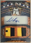 2025-26 Bowman U Best - Chase Ross #/25 Dual Relic Orange Auto RPA - Marquette