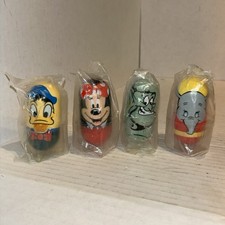 Lot Of 4 Disney 50 Year Celebration 2005-2006 Mighty Beanz Kellogg&rsquo;s Premium E1