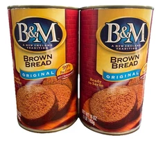 B & M Brown Bread Original, 16 oz (Pack of 2)