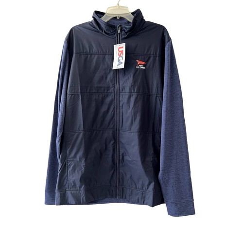 LACC 123rd US Open Golf Reißverschluss Jacke Neu mit Etikett Cutter & Buck Gr. XLT blau CB DryTek