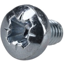 Image of R-TECH Pozi Pan Head Machine Screws BZP M4 6mm - Pack Of 100