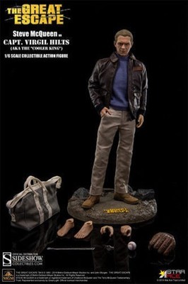 STAR ACE THE GREAT ESCAPE STEVE MCQUEEN CAPT VIRGIL HILTS 1:6